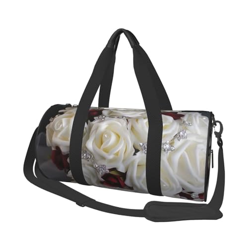 Sac de sport rond pliable à motif floral pour ne plus encombrer vos placards