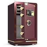 Coffres-forts Armoire Ménage Petite Empreinte Digitale Sécurité Box Office Double Mot de Passe Données Fixé Au Mur Anti-Vol Caisse De Dépôt d'argent Manipulation De l'argent Produc