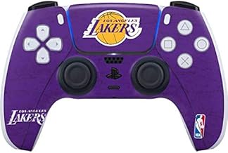 Skinit Gaming Decal Skin Compatible with PS5 and Compatible with PS5 Digital Edition DualSense Controller - Officially Licensed NBA Los Angeles Lakers Purple Primary Logo Design