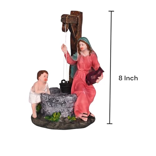 Image of KariGhar 16 pcs Village Set for Crib Set /Nativity Set for Home /Christmas /Gifting & Decoration - 8 Inch Set