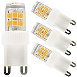 3-Pack G9 LED Bulb, 110V 2.5W, 30W Equivalent 2700K Warm White LED G9 Light Bulb, 260lm G9 Bulb for Ceiling Fans, Desk Lamps, Chandeliers, Sconces, Indoor Decorative Lighting