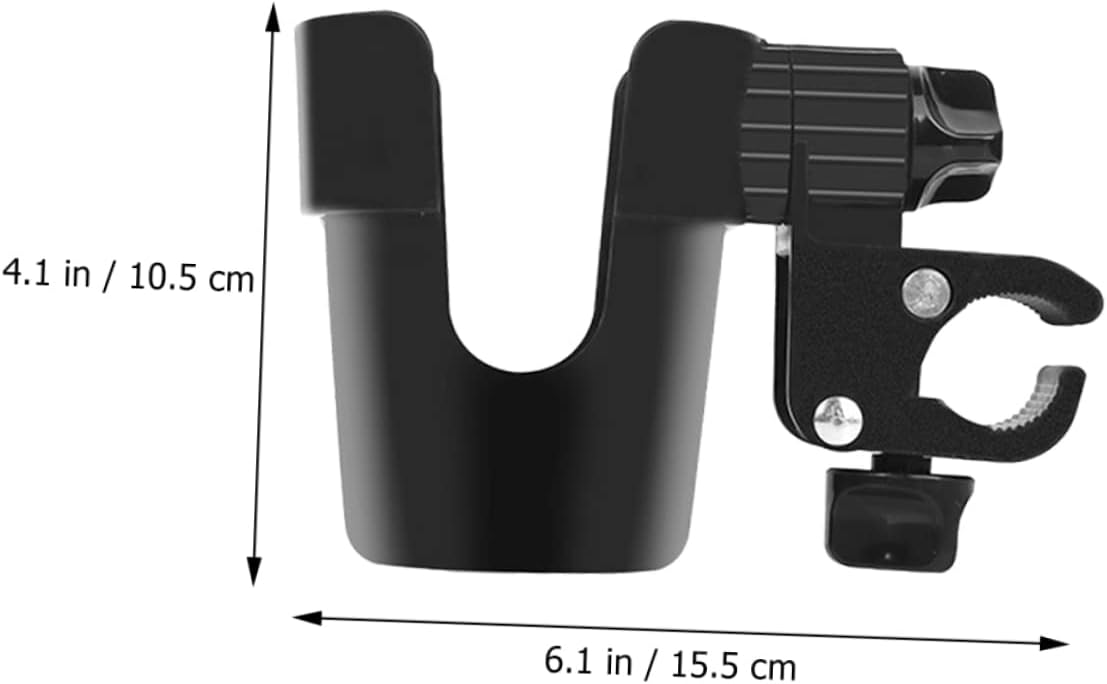 VICASKY Stroller Cup Holder Organizer Drink Holder for Bottles Compatible Strollers and Wheelchairs Easy to Install Accessory Go Parents