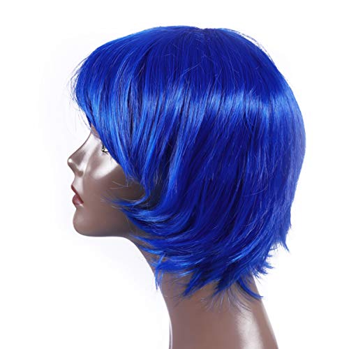 FRCOLOR Peruca de Cabelo Curto Anime Peruca de Cabelo Espetado Em Camadas Peruca de Cabelo Cosplay d