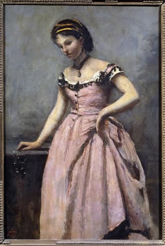 Pintura famosa para decoracion de la sala de estar cuadro Jean Baptiste Camille Corot 60x90cm