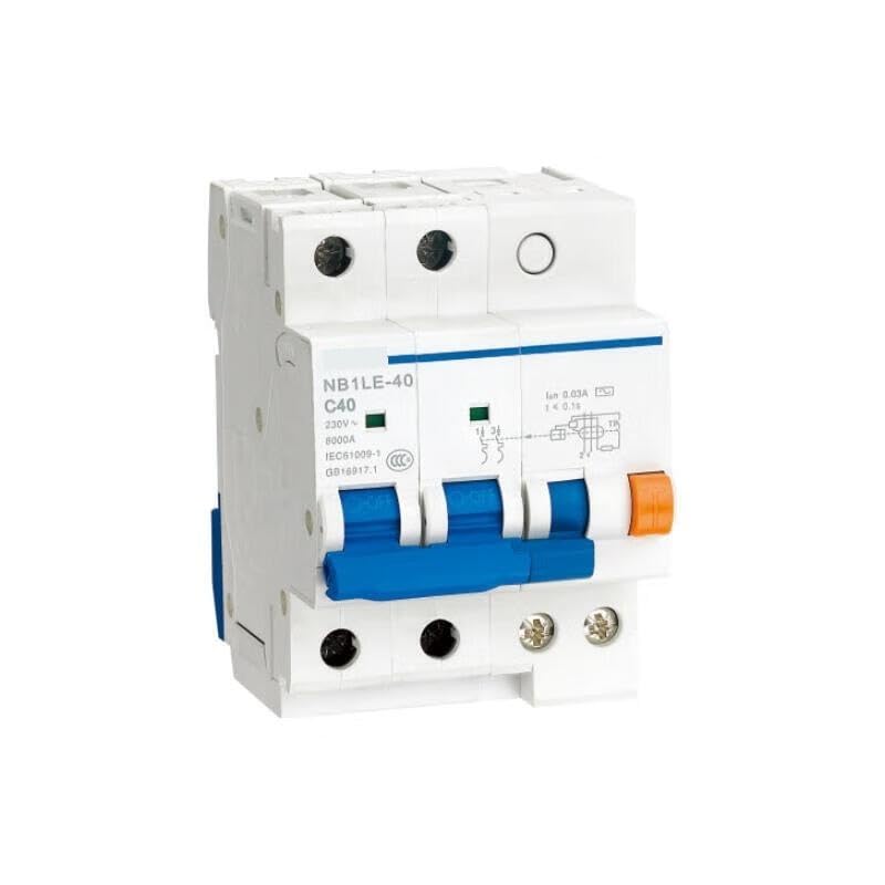 Disyuntor de fugas NB1LE-40 2P C40 de 30 mA para cuadro eléctrico