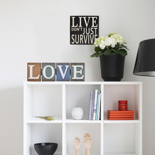 Wooden-Home-Sign-Table-Top-Decor-Decorative-Letters-Signs-Freestanding-Family-Word-Block-Rustic-Tabletop-Centerpiece-for-Shelf-Fireplace-Mantel-Farmhouse-Kitchen-Living-Room-love Wooden Home Sign Table Top Decor Decorative Letters Signs Freestanding Family Word Block Rustic Tabletop Centerpiece for Shelf Fireplace Mantel Farmhouse Kitchen Living Room love