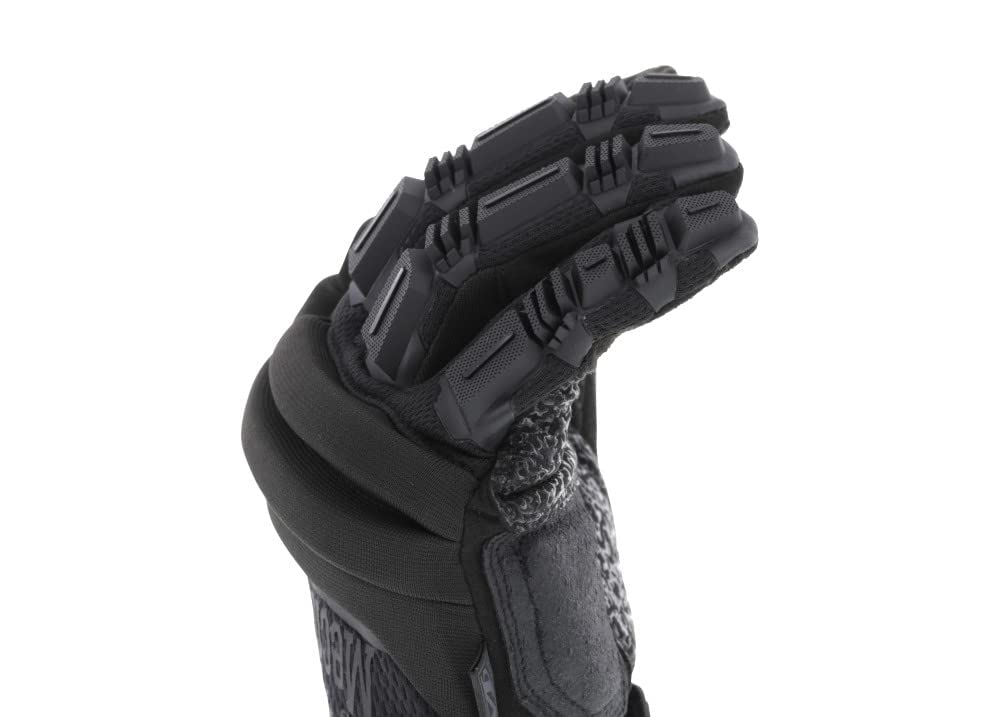 Mechanix Wear M-Pact 2 Covert Herren-Einsatzhandschuhe, Schwarz - M | Akkordeon-Knöchelschutz mit 6 mm EVA-Schaumstoff, TPR-Aufprallschutz; vibrationsabsorbierende 3 mm D3O-Handinnenfläche