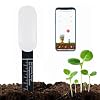 Smart Soil Moisture Meter: Zigbee Soil Moisture Sensor with App Control, Historical Record, Soil Tester with Moisture/Temperature Sensor, Tuya Zigbee Hub Required, Soil Meter for Garden, Plants