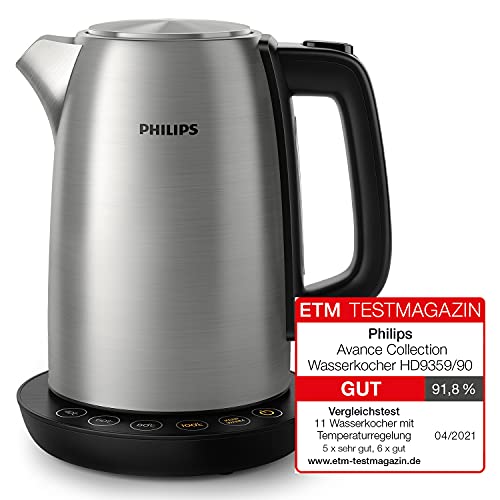 Philips Wasserkocher – 1.7 L Fassungsvermögen mit Temperaturregelung, Warmhaltefunktion und Kontrollanzeige… – Bild 3