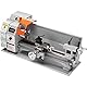 VEVOR Mini-Drehmaschine aus Metall, 17,8 x 40,6 cm, 800 W, Tisch-Präzision, 150-2500 U/min mit kontinuierlich variabler Geschwindigkeit, mit Metallbohrfutter-Werkzeugkasten