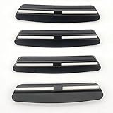4 Pcs 15 Degree Professional Knife Sharpening Guides, Black knife sharpener Angle Guide, Perfect Assistance for Grinding Knife Blade,for Kitchen, Restaurant, Outdoor