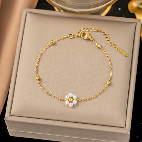 Imitation charmante pour femmes et fillettes : parure de perles chic