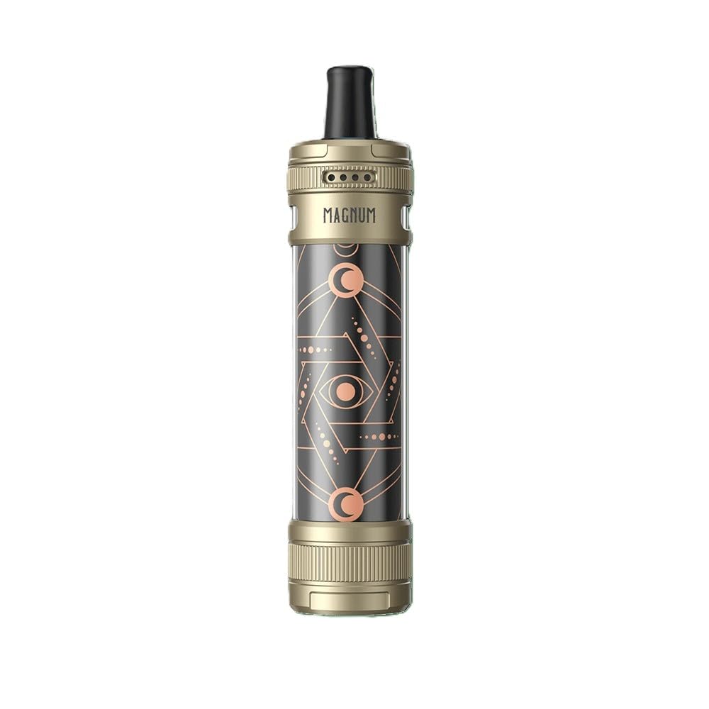 Aspire Magnum Sigaretta Elettronica da Polmone - Svapo Kit Completo per Shisha Narghilè Elettronico con Batteria 3800 mAh, Pod 6ml, Coil 0.4Ω, Tiro Automatico (Gold Mystic Galaxy)