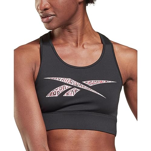 Reebok Bralette pour femme sous-vêtement sport sans armature noir