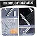 Double Headed Skirting Nails, 400PCS Invisible Seamless Double Headed Nails, Carbon Steel Baseboard Tacks with Specific Sleeve Tool