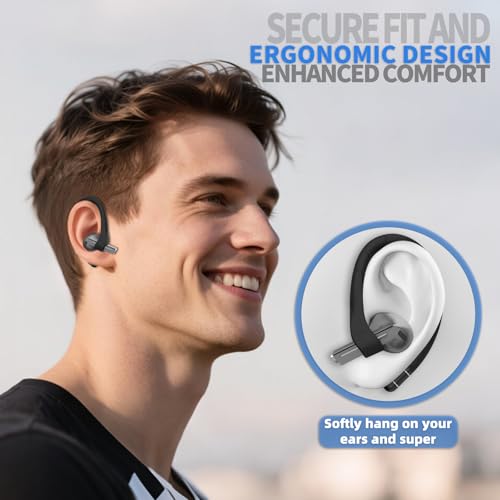 Image of Anti-Slip Ear Hooks for Galaxy Buds 3 Pro (2024) & Galaxy Buds 3 FE (2025), Comfortable Fit | Sports Anti-Loss | Memory Titanium Alloy Ear Hooks Compatible for Samsung Buds 3 Earbuds w /Lanyard, Black