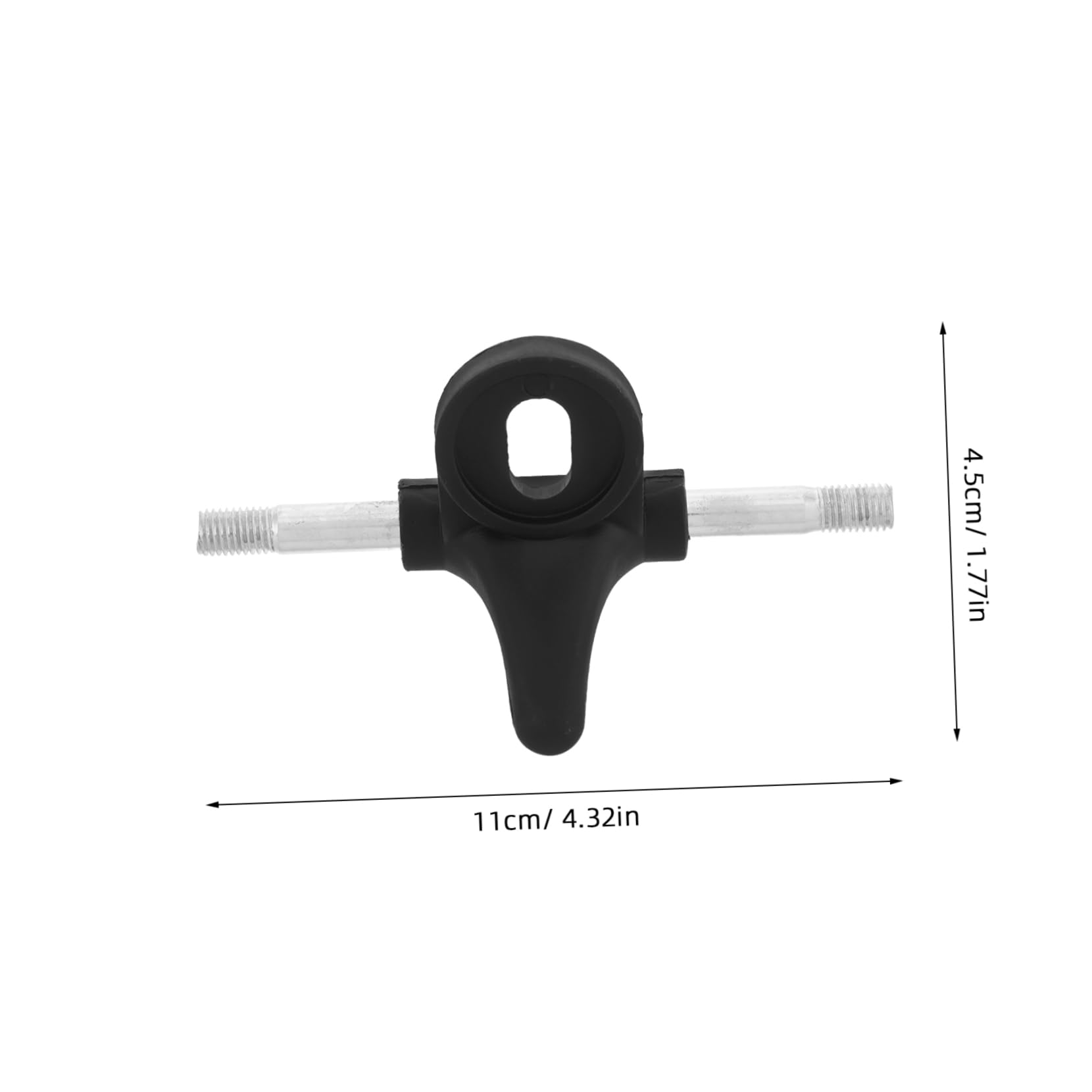 NAMOARLY Roller Skate Base Plate Kit Double Row Toe Guards Stoppers for Repair Maintenance