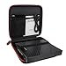 ORIGBELIE External CD DVD Drive, Ultra Slim CD Burner USB 3.0 with 4 USB Ports and 2 TF/SD Card Slots, Optical Disk Drive for Laptop Mac PC Windows 11/10/8/7 Linux OS with Carrying Case