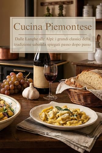 Cucina Piemontese: Ricette Tradizionali e Segreti della Tavola Sabauda. Dagli Antipasti ai Dolci Tipici delle Langhe e del Monferrato.