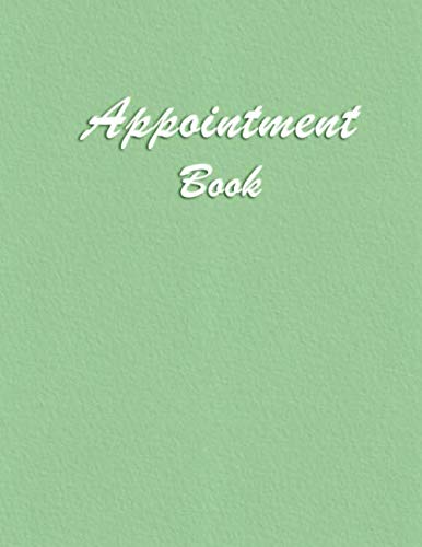 Appointment Book Undated Planner: Schedule book - 53 weeks organized daily with hourly division and in 15 minute increments from 7am to 8pm for Nail ... - Fashion and Elegant Green Pastel Color