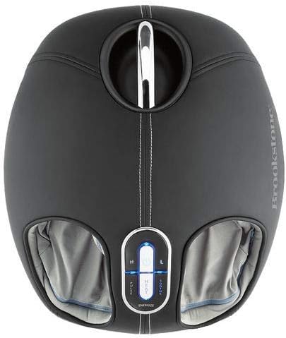 Brookstone F4 Shiatsu Foot Massager with Selectable Heat, Rollers and Air Compression