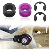 SYudwen Portable Car Accessories Shifter Cable Bushing Compatible with Saturn Vue 2009-2010 T0yota Tundra 2000-2007 etc 2PCS Shift Cable Bushing with 2PCS Clips Replace OE# 3383508010 3382002370