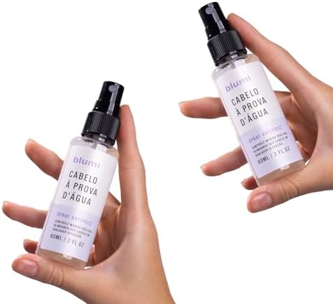 Cabelo à Prova D'Água Blumi - Spray Antifrizz 60ml - Controle, Blindagem, Efeito Superliso