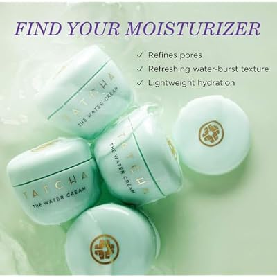 TATCHA The Water Cream | Cream Moisturizer for Face, Optimal Hydration For Pure Poreless Skin