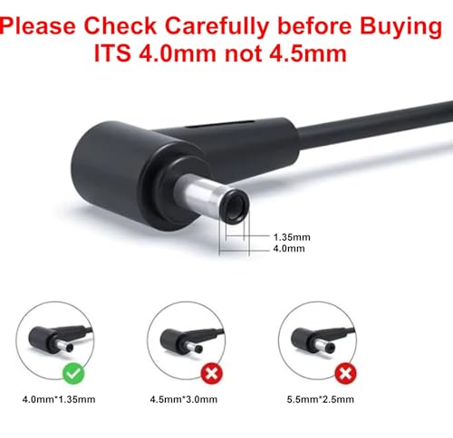 Image of Asus Vivobook Charger Adapter 45w 20V /19V 2.37A Pin Size 4.0mm (Not for 4.5mm) x 1.2mm with Indian Plug for AD45-01B ADP-45ZE B ADP-45AW UX21A X540 X507 X510 X515 Black