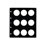Diámetro alojamiento 42mm PARDO 77100 - Pack de 12 fundas monedas tipo claraboya, 9 alojadores