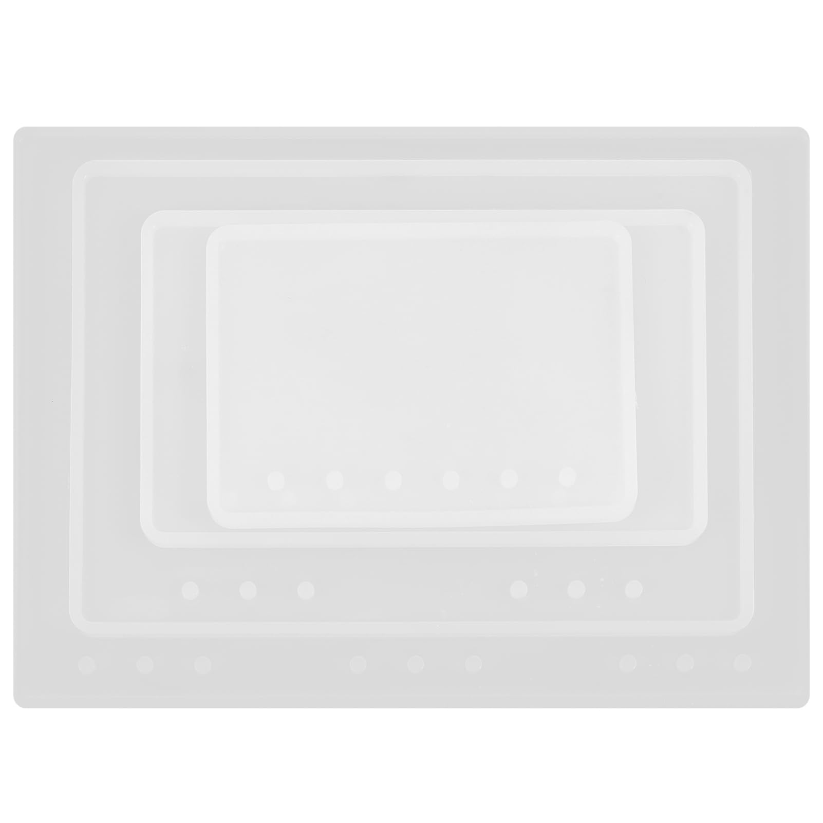 4piezas Molde De Silicona Duradero Moldes Para Manualidades Para Diario Creativo