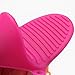 Acronde 2 Pairs Mini Oven Gloves Silicone Heat Resistant Cooking Pinch Mitts Potholder for Kitchen Cooking & Baking (Green and Rose Red)