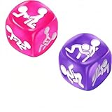 2-Teiliges Würfelspiel-Set,Sex Spielzeug für Die Paare,Sexstellungen Paare,Sextoysets Sex Paar Geschenke,Erotikwürfel Lehrbuch Spiele,Toyscouples For Couples,Würfelspiel Geschenke für Männer Frau