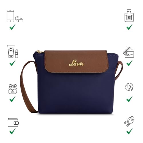 Image of Lavie Women's Vero Flap Cross Body Sling Bag | Ladies Purse Handbag | Gift for Women