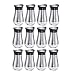 Produktbild Westmark Gewürzstreuer-Display, Inhalt: 12 Streuer, Untenliegende Sichtfenster, Fassungsvermögen: je 125 ml, Glas/Kunststoff/Edelstahl, Lissabon, Transparent/Schwarz/Silber, 6322260