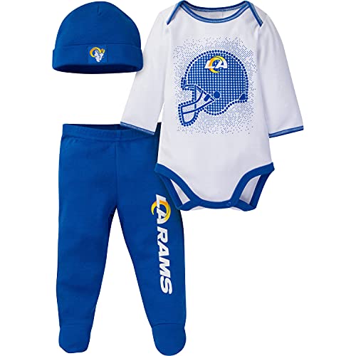 Image of Gerber Unisex Baby NFL Team Footed Pant and Bodysuit Gift Set
