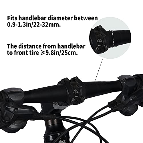 Zimfanqi Bike Basket, Quick Release Bicycle Handlebar Front Basket, Removable Small Pet Cat Dog Carrier, Detachable Cycling Picnic Bag For Commuting Shopping Camping, Max.bearing: 11Lbs #TOP2