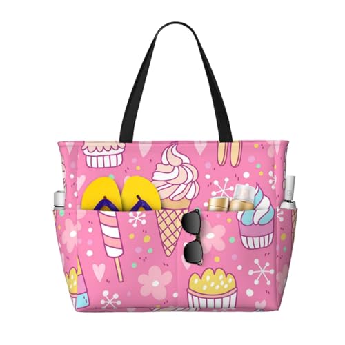 Grand sac de plage rose pour femme : dites adieu au manque de place cet été