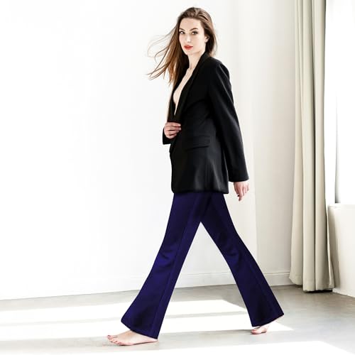 Davena Women's Dress Pants 28" 31" 34" Bootcut Flare Dressy Business Casual Slim Fit Office Petite Tall4