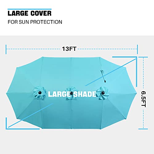 Superjare 13Ft Umbrella Outdoor Patio And Hammock With Stand #TOP3