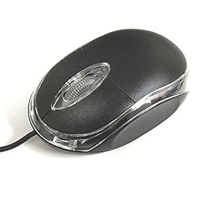 Yanmai 3D Optical Wired Mouse (Black)