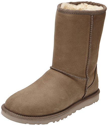 UGG Australia Ugg W Classic Short Leather - Botas Mujer, Grau (FEA), 38