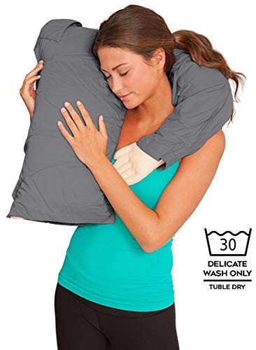 Boyfriend Pillow - Intimate Romantic Bedroom Companion Or Partner - Cuddly Form Body Pillow With Benefits - Funny Unique Gag Gift Idea - Body Pillow, Grey #TOP6