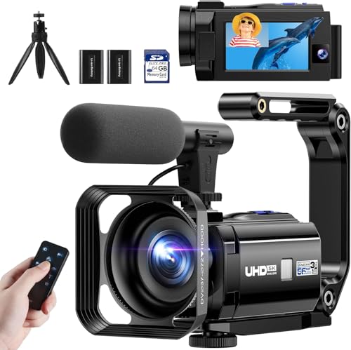 Caméra Vidéo Caméscope 5K WiFi Vlogging Youtube...