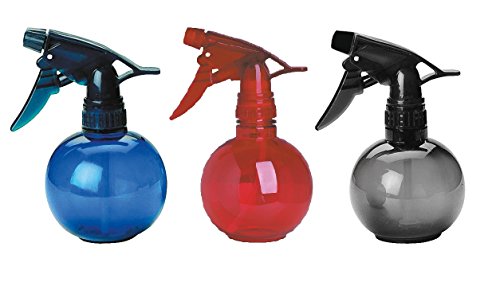 Efalock - Botella pulverizadora (350 ml), color azul, rojo y gris