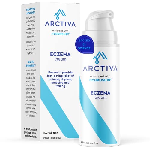 Eczema Cream with 1% Colloidal Oatmeal for Dry & Itchy Skin Relief | Eczema and Atopic Dermatitis Cream Treatment | Patented Hydrosurf Glycolipid Technology for Hydration, Exfoliation & Absorption