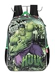 Mochila Costas Escolar Disney Vingadores Hulk Licenciada - Verde