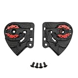 ZQIYDYP Sedici Strada 2/3 Visor Base,Motorcycle Helmet Shield Gear Base Plate Povit Kit Visor Mechanism Compatible with Citation,Sedici Strada 2/3,FT2 Vector,FF801,FF397