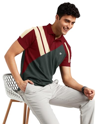 Image of EYEBOGLER Regular FIT Men Polo Neck T-Shirt