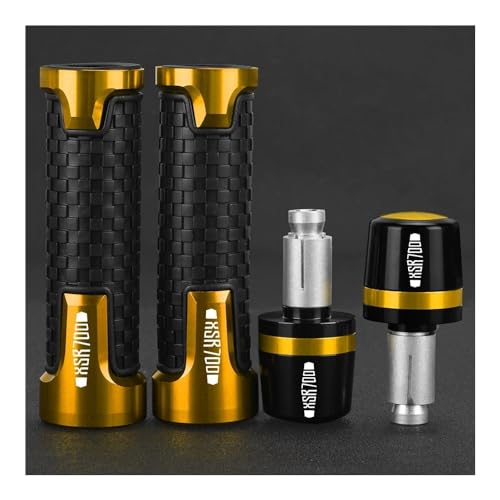 Poignée de guidon de moto 22mm XSR 700 finition haut de gamme aluminium CNC